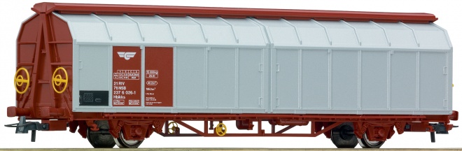 2 axle Sliding wall Box car<br /><a href='images/pictures/Roco/161541.jpg' target='_blank'>Full size image</a>